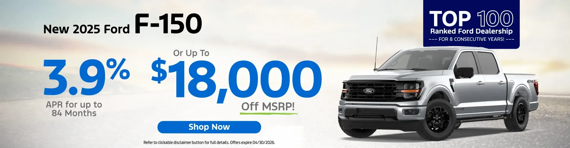 New 2025 Ford F-150 Special